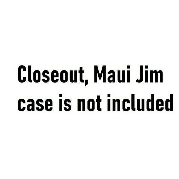 Maui Jim Southern Cross MJ 815-53B Wrap Sunglasses Gray Polarized Lens 63mm (B)